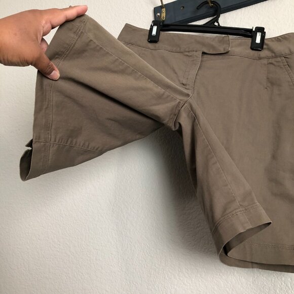 Nike Golf Dri-Fit Brown Golf Shorts Women's 4 Cotton Blend Modest Inseam Long - Picture 3 of 10